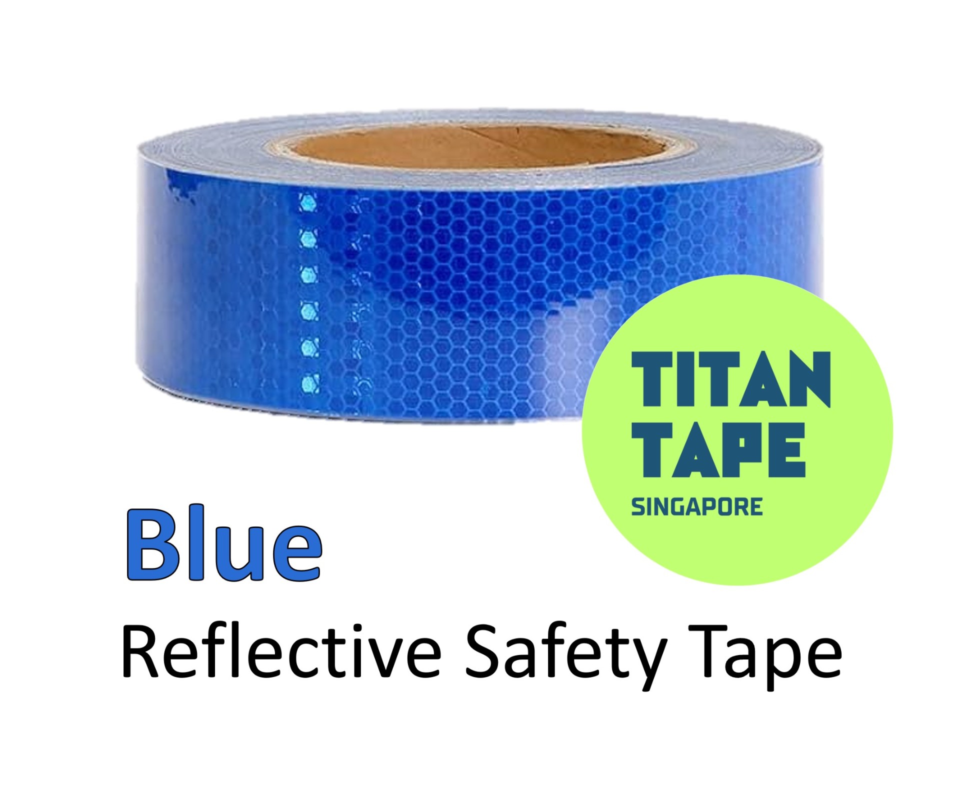 Blue Reflective Safety Tape