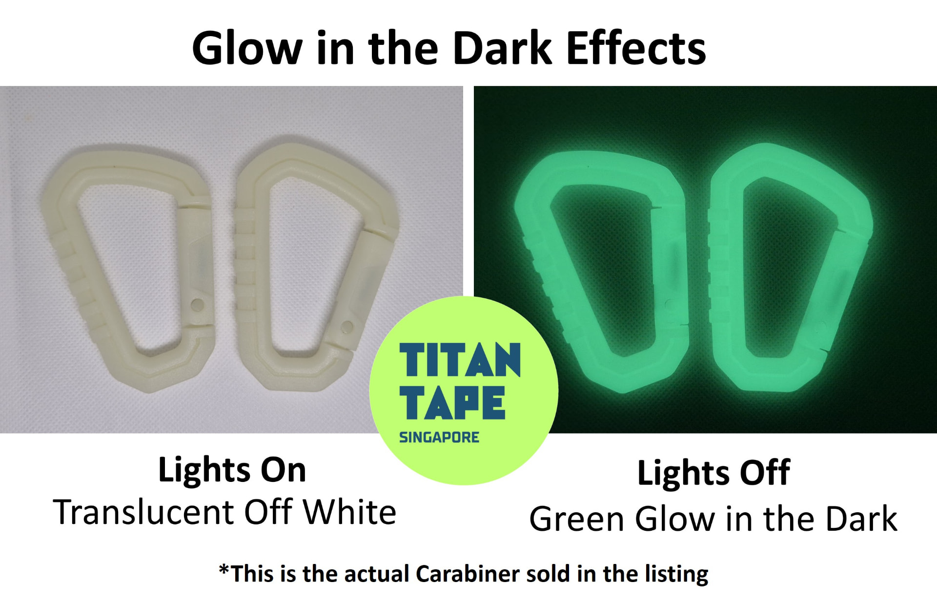 Glow in the Dark Carabiner 3