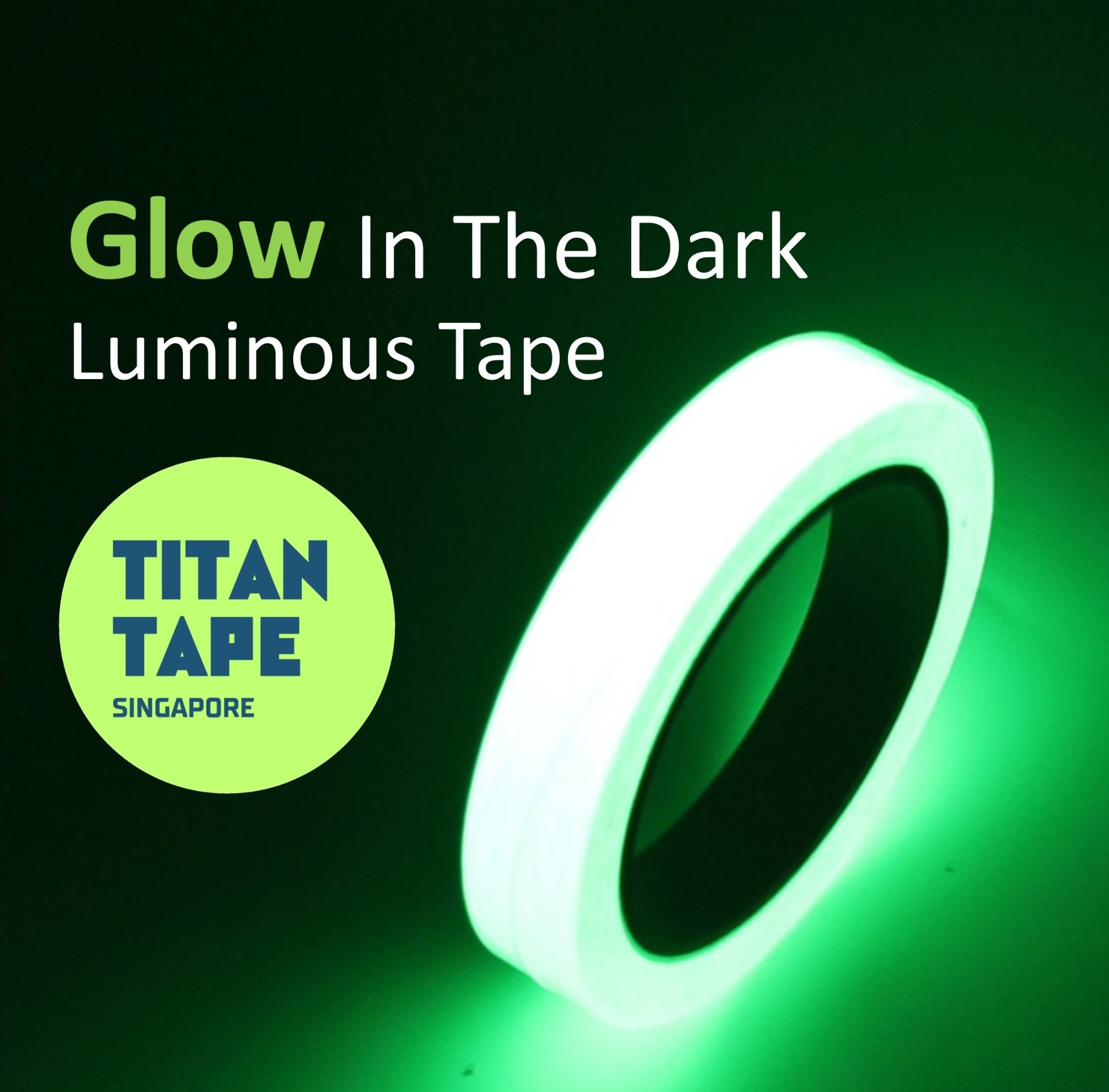 Green Glow in the Dark Luminous Tape