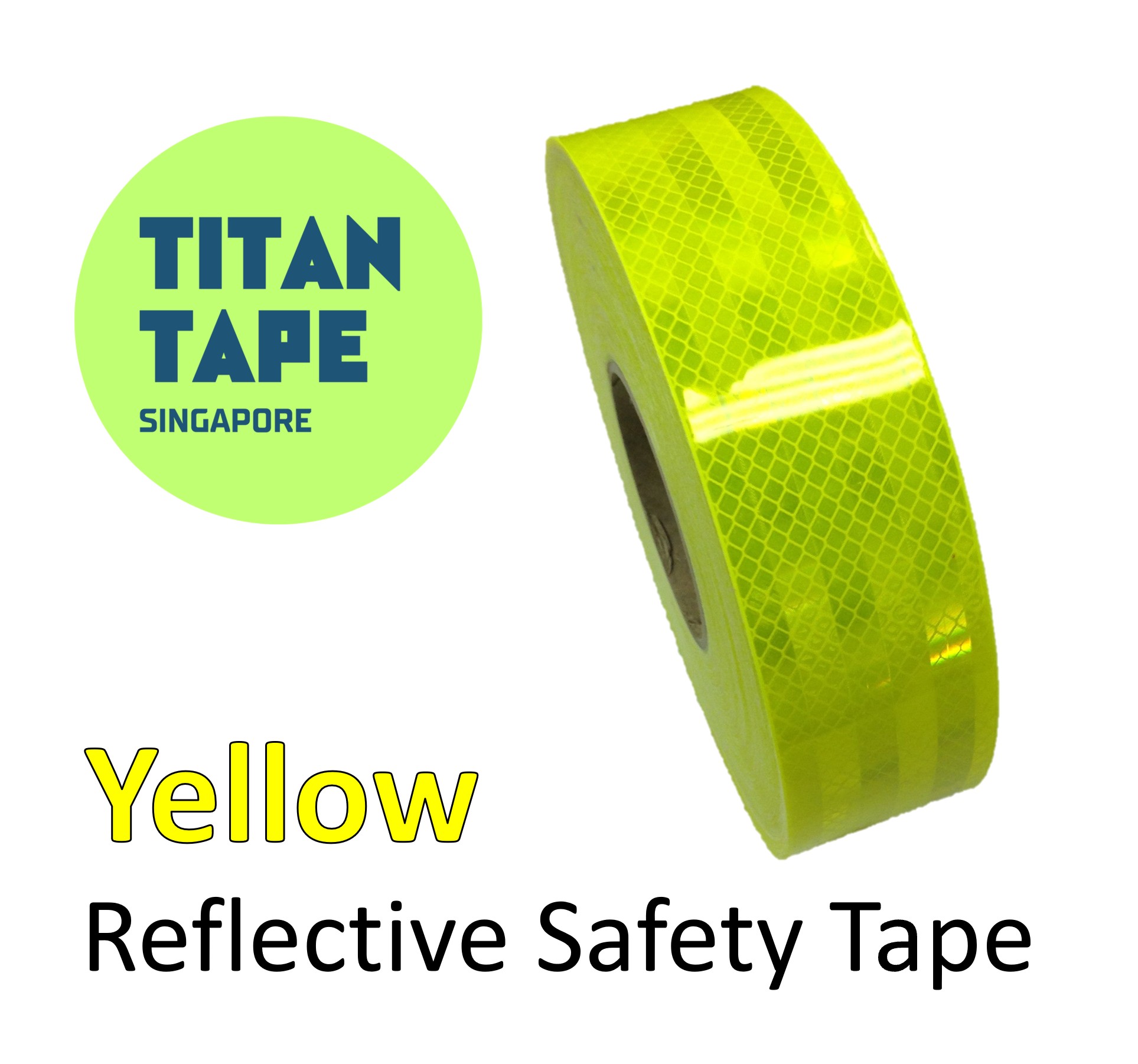 Yellow Reflective Safety Tape